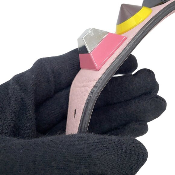 FENDI Pink Leather Shoulder Bag - Picture 14 of 16